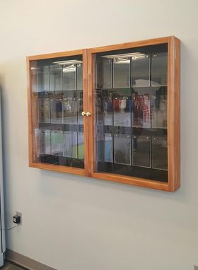 Custom Made Mahogany Display Case