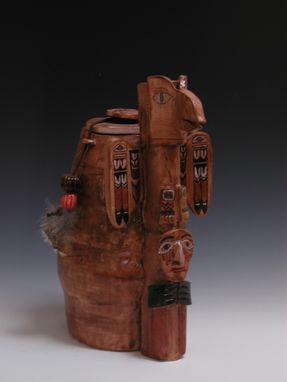 Custom Made Totem Pole Cremation Urn