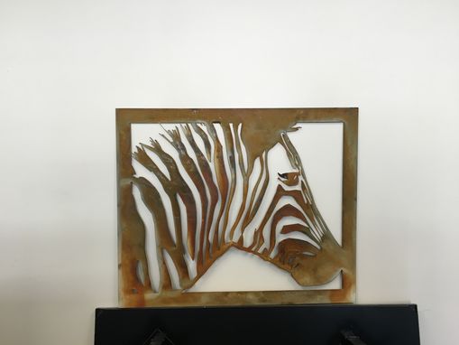 Custom Made #53 Rustic Zebra Art  Multi- Use
