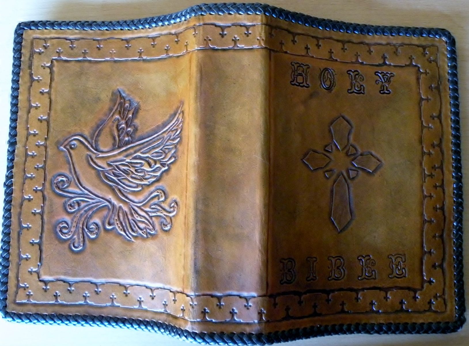 Custom Leather Book Covers Custommade Com Dove Cover By Richard P Harber Jr