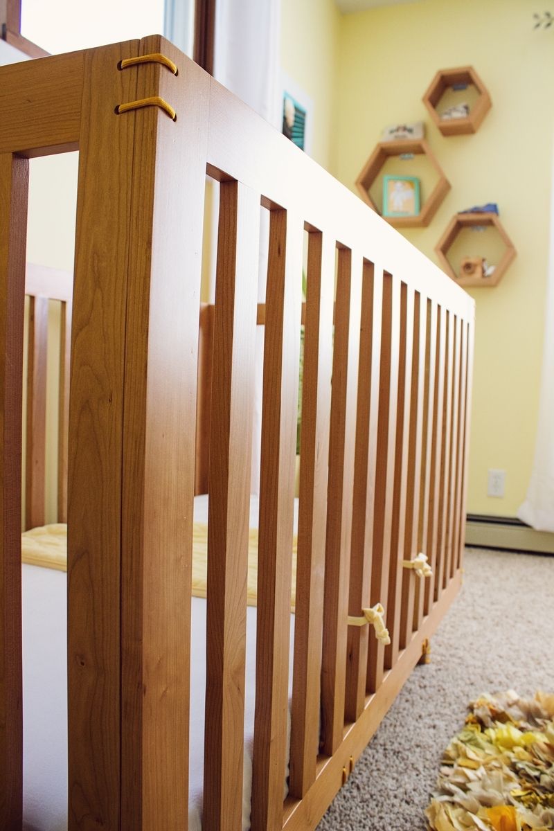 Custom Modern Crib by Ingrained.