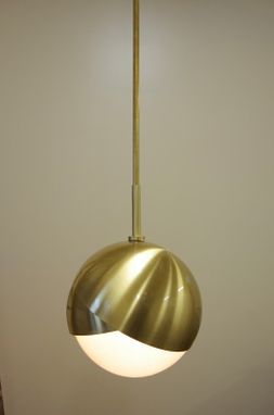 Custom Made "Wink" Solid Brass Pendant Light