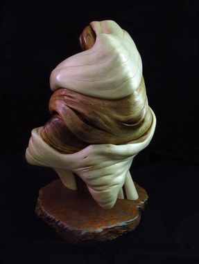 Custom Made Twisted Juniper Display Pedestal For Taxidermy