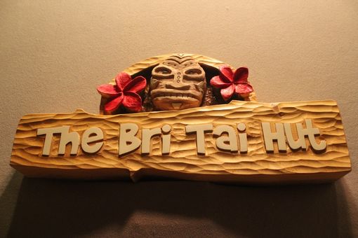 Custom Made Custom Wooden Signs, Carved Wood Signs, Tiki Signs, Tiki Bar Signs, Home Signs, Bar Signs,