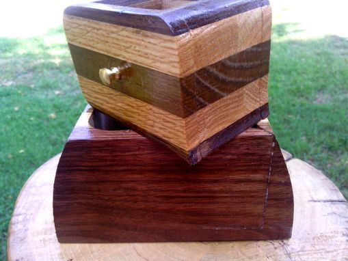 Custom Made Repurposed Bandsaw Box In Walnut And Oak