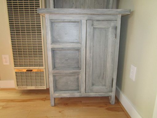 Custom Made Kitchen Cabinet Made From Reclaimed Wood In The Usa