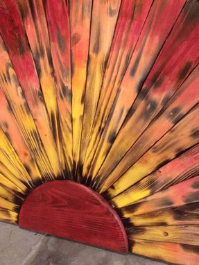 Custom Made Rustic Wall Decor Sunburst Design