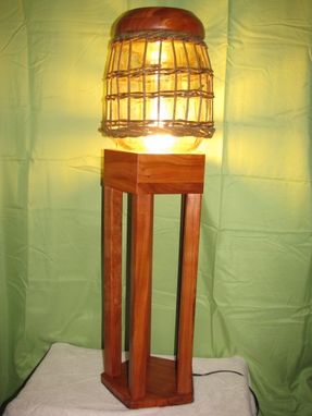 Custom Made Cherry Hurricane Lamp