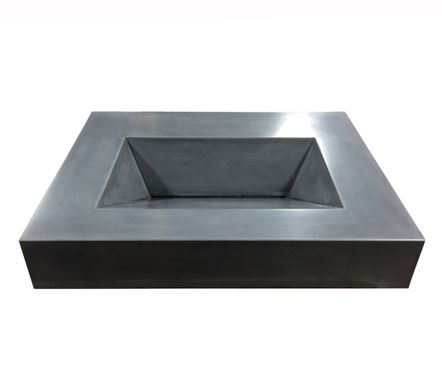 Custom Made 30in Concrete Floating Trough Sink
