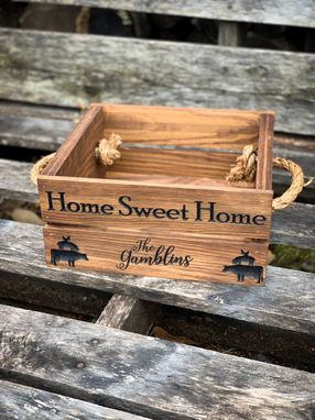 Custom Made Wooden Crate, Crate, Custom Crate, Wooden Box, Farmhouse Decor