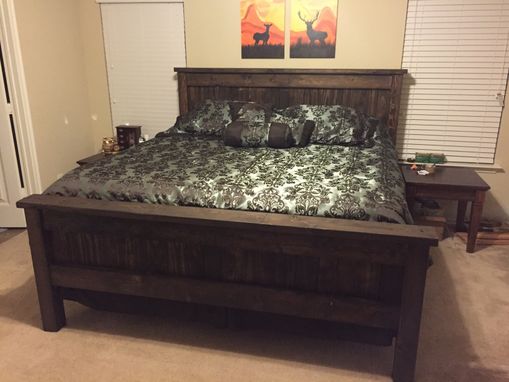 Custom Made Solid Wood Bed Frame Super Solid And Sturdy. Handmade!