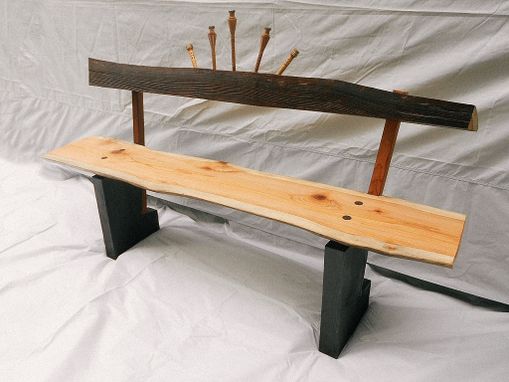 Custom Made Asian Sunrise Bench