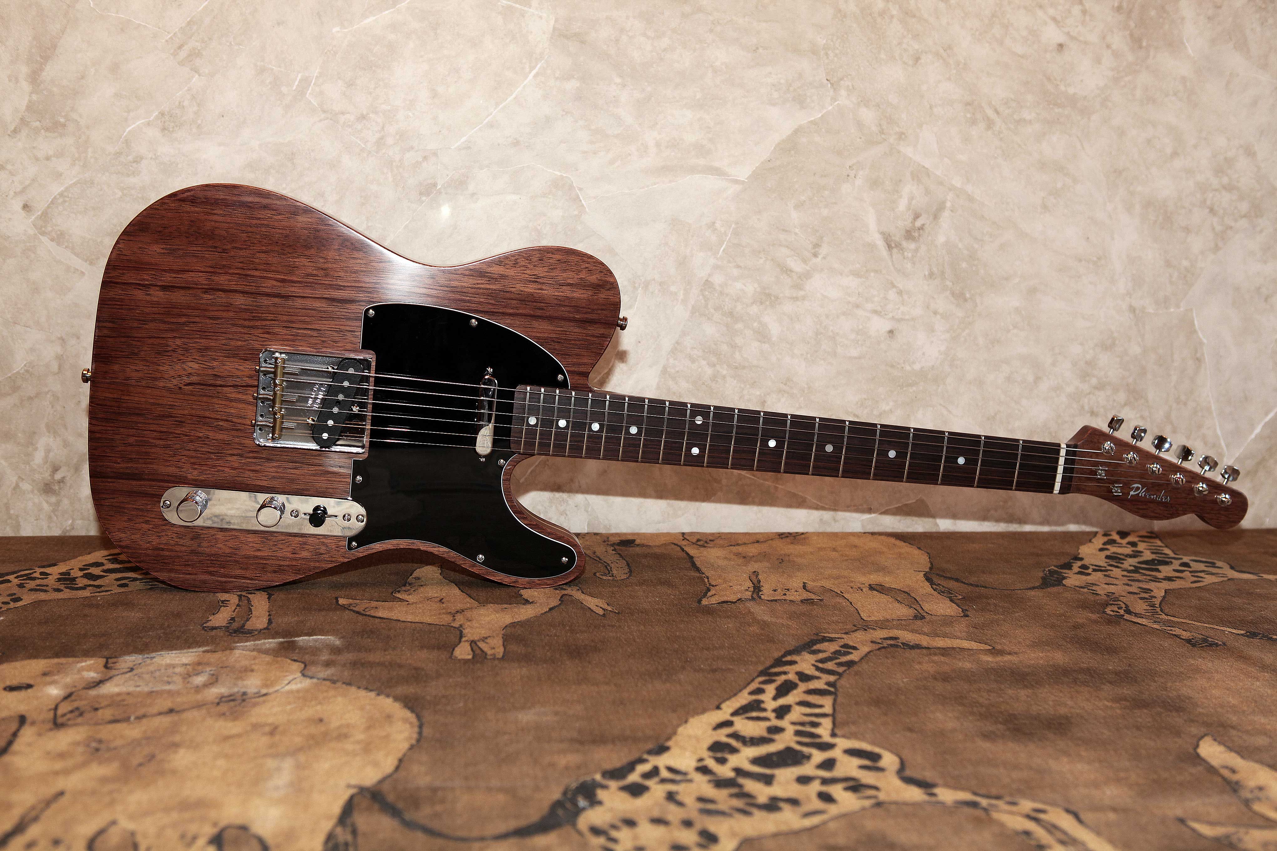 Hand Made Chambered, Rosewood/Maple Tele Style Guitar by Z-Max Guitars