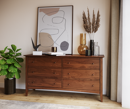 Custom Made Wooden Bedroom Shaker Dresser