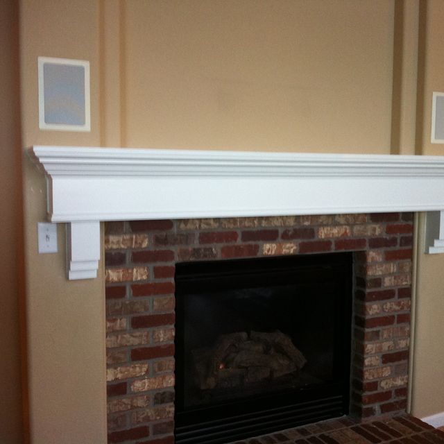 Custom Painted Fireplace Mantle By Parker Woodworks Custom Painted Fireplace Mantle By Parker Woodworks Custommade Com