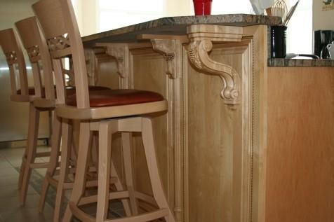 Hand Made Maple Kitchen Cabinet Refacing by Tom's Cabinets & Design