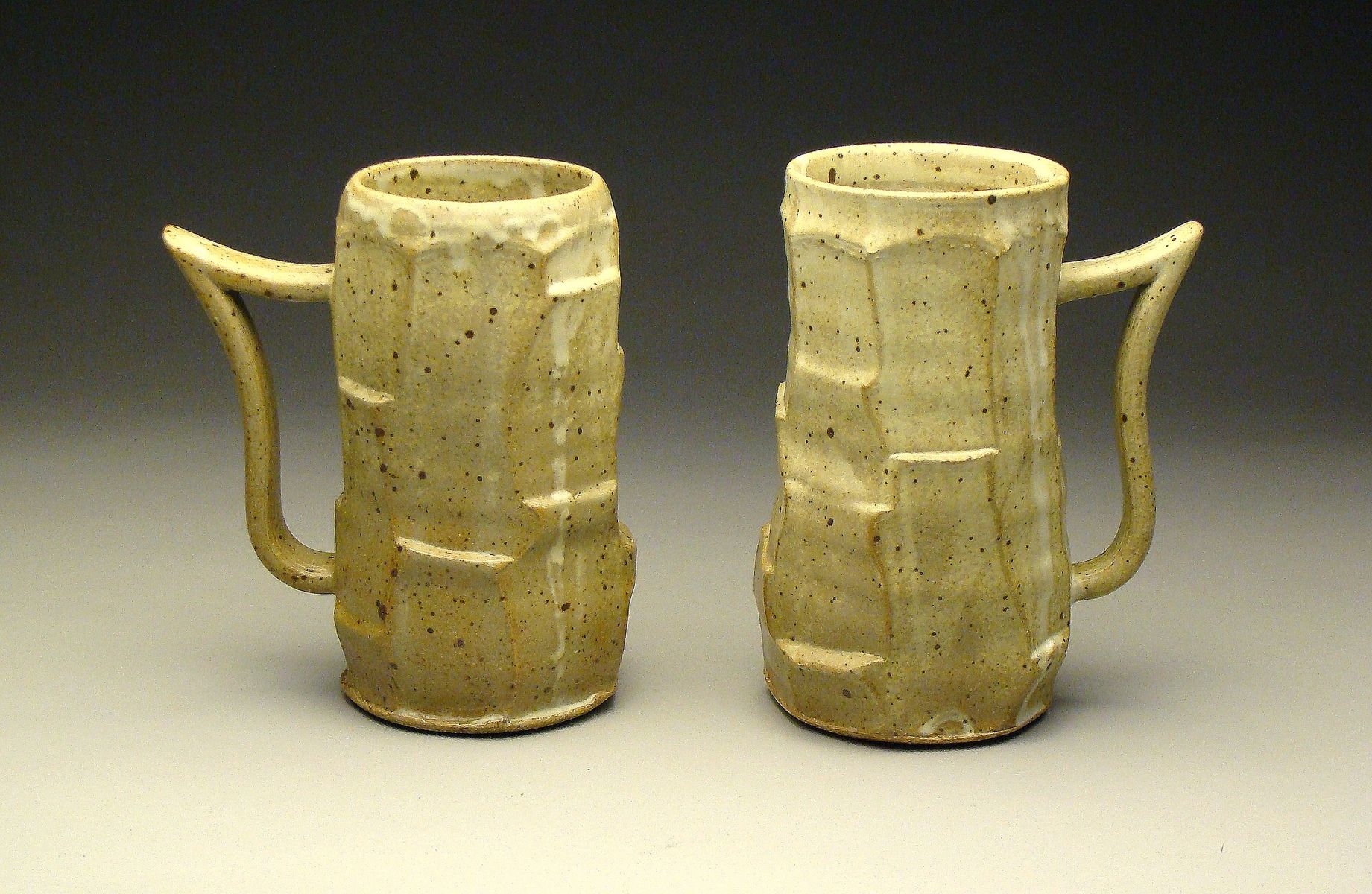 Hand Made Ceramic Beer Steins by J.J. Savage Ceramics, Sculpture