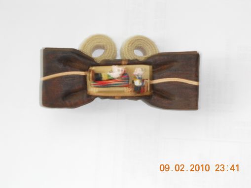 Custom Made Novelty Bow Tie - Psychiatrist In Chair With Patient On Coach
