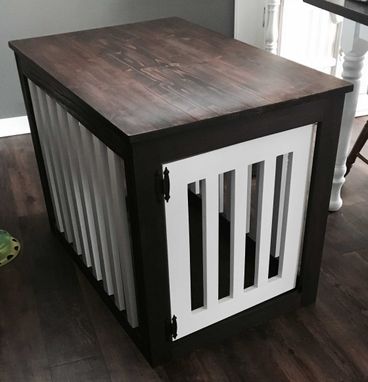 Custom Made Large Dog Crate Table