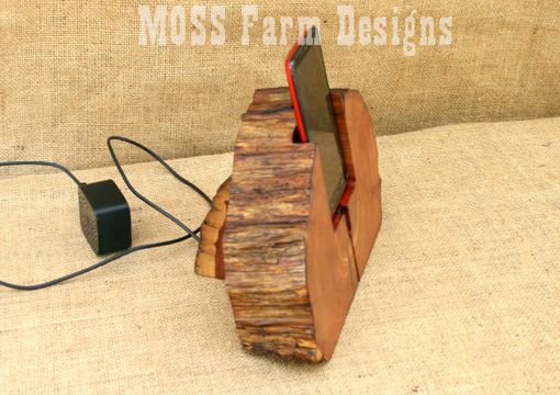 Custom Made Rustic Phone Dock Iphone Charging Station Droid Holder
