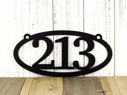 Custom Made Family Name Established Year And House Number Metal Signs, Propeller, Pilot - Matte Black Shown
