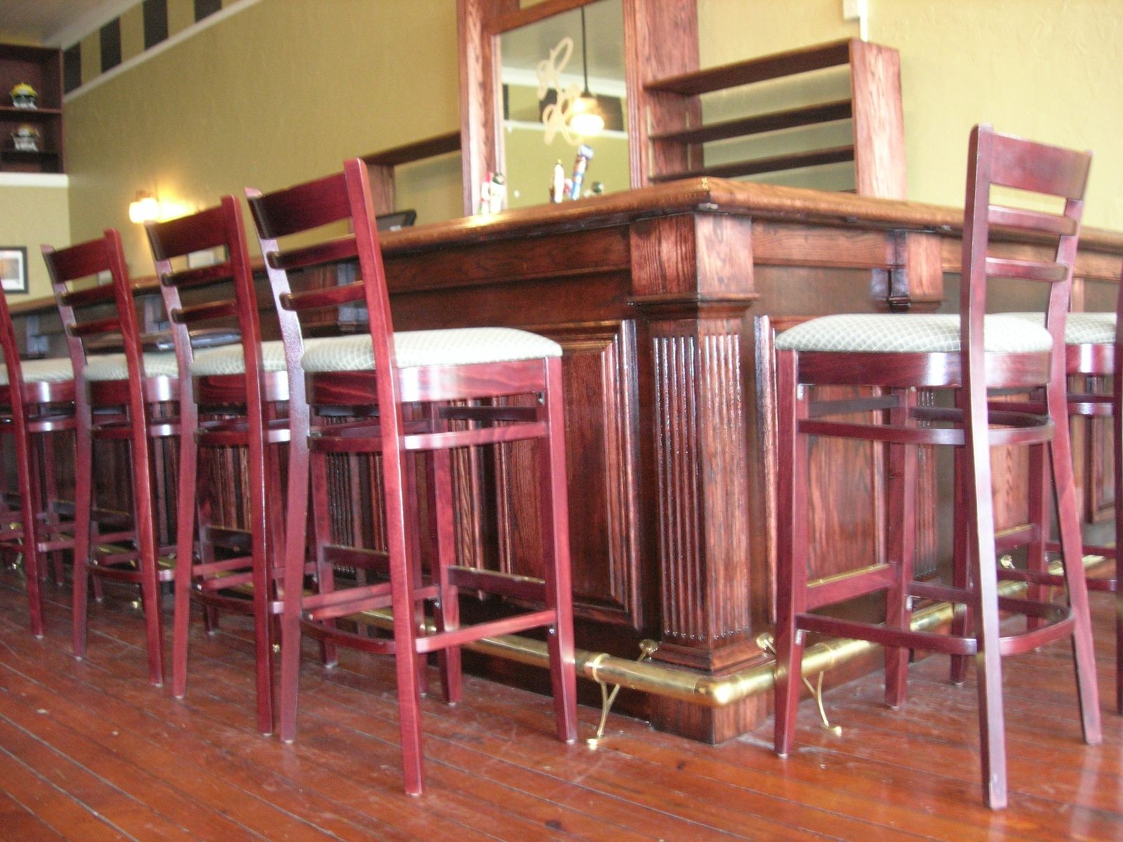 Custom Made 16ft Oakbar And Backbar by D N Yager Woodworks