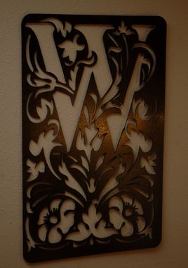 Custom Made Personalized Monogram Plaques Wall Art By Covington Iron Works