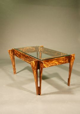 Custom Made Handmade Polished Steel Table // (Min. Shipping $405+)