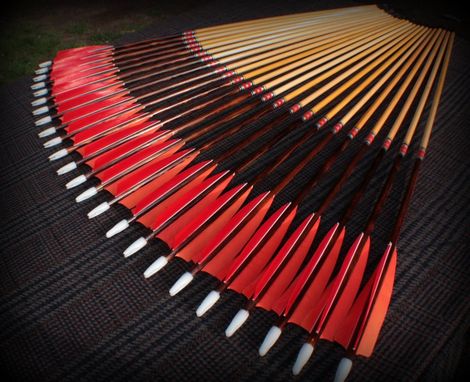 Custom Made Traditional Archery Arrows