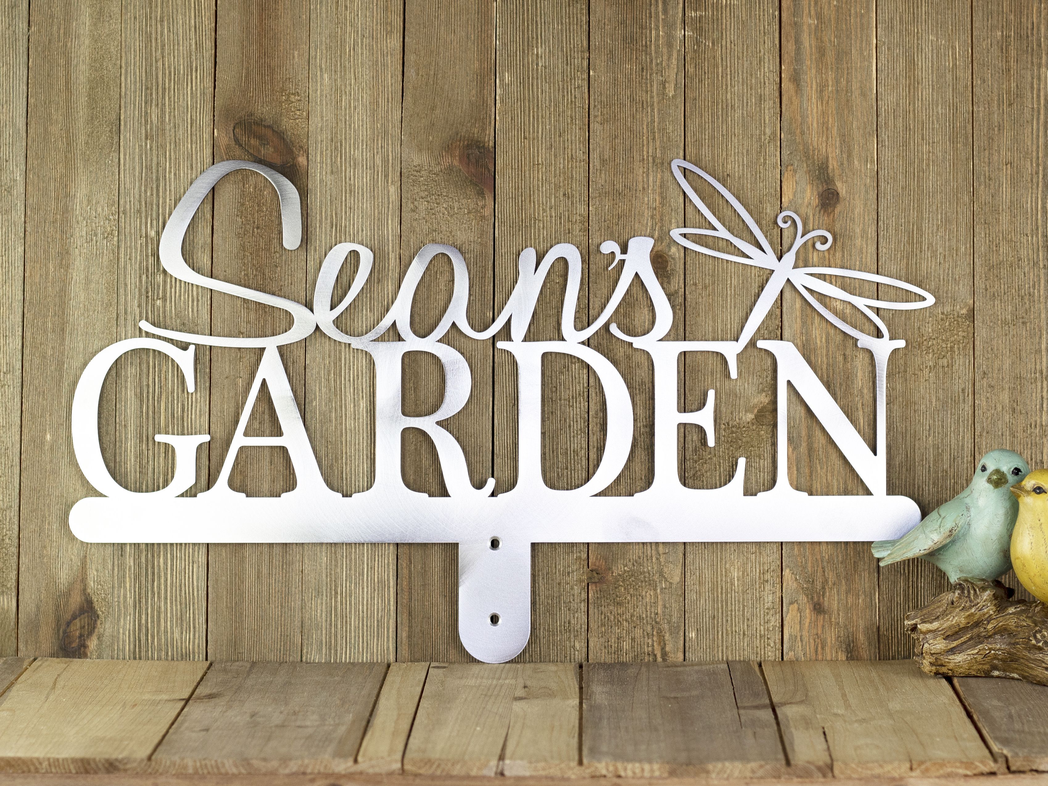 Buy Custom Garden Signs Personalized, Dad Garden Sign, Lawn And Garden ...