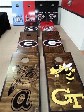 Custom Made Corn Hole Board Games ! (Corn Toss)