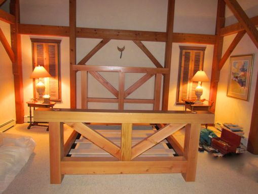 Custom Made Douglas Fir Timber Bed Frame