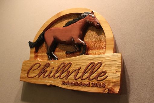 Custom Made Custom Horse Signs | Custom Carved Signs For Stables And Farms