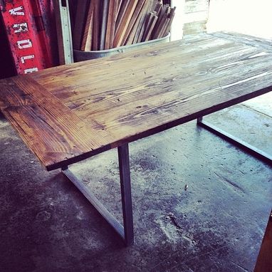 Custom Made Industrial City Farm Table