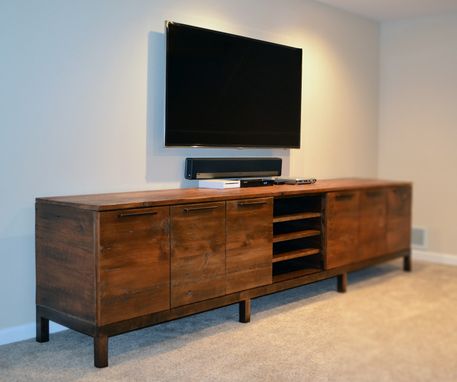 console center reclaimed wood custommade