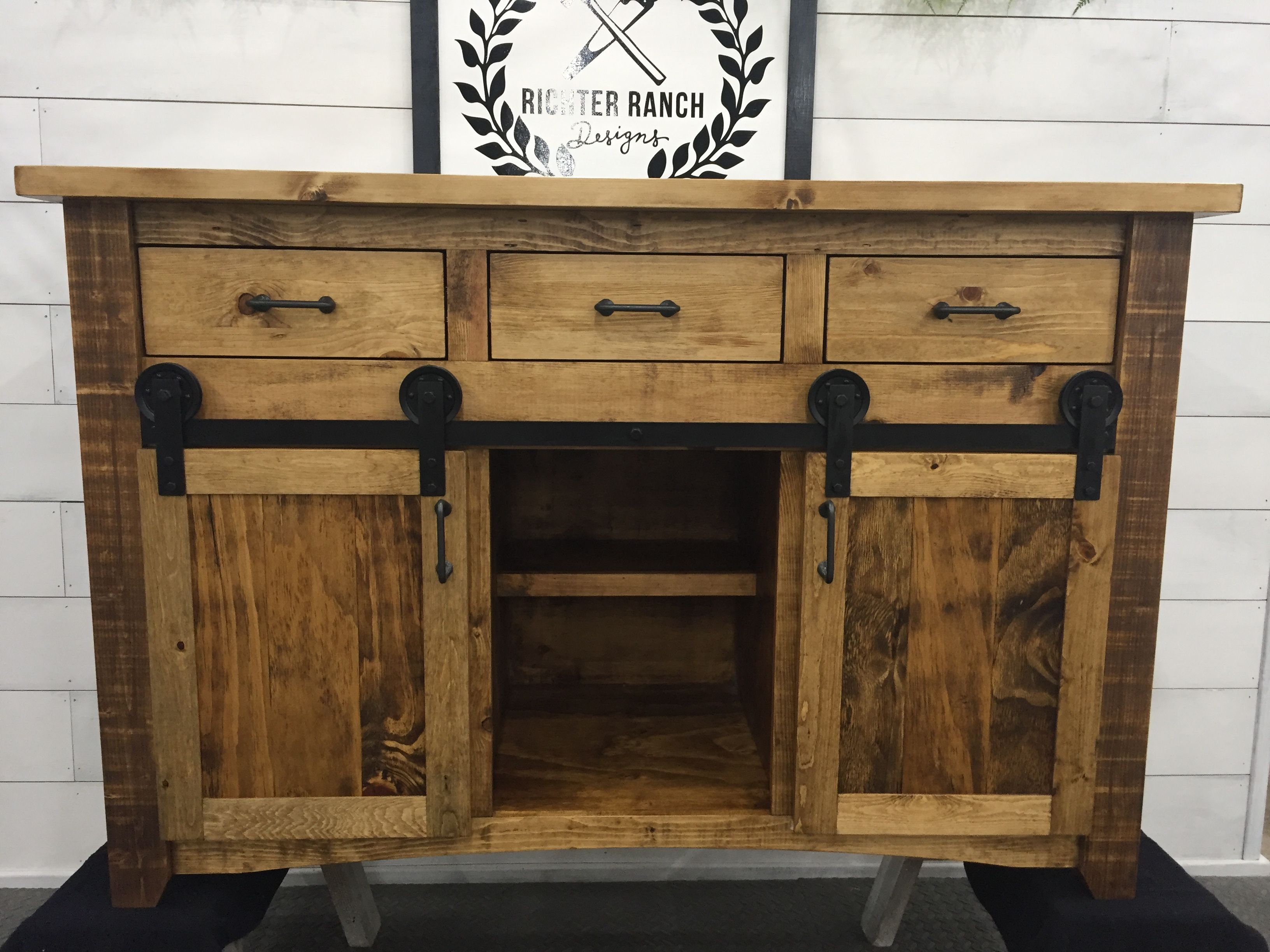 Hand Crafted Rustic Kitchen Island by Richter Ranch 