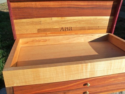 Custom Made One-Of-A-Kind Wooden Jewelry Box