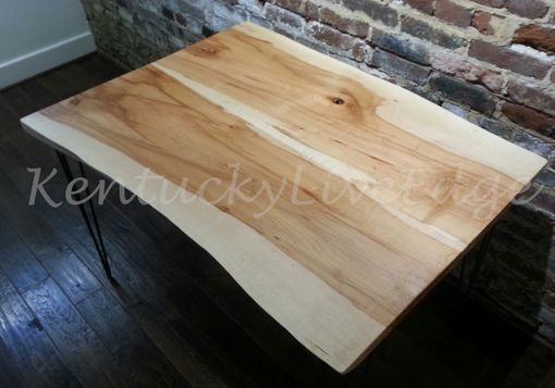 Custom Made Live Edge Dining Table, Kitchen Table, Breakfast Table, Writing Desk, Sustainable Wood, Modern