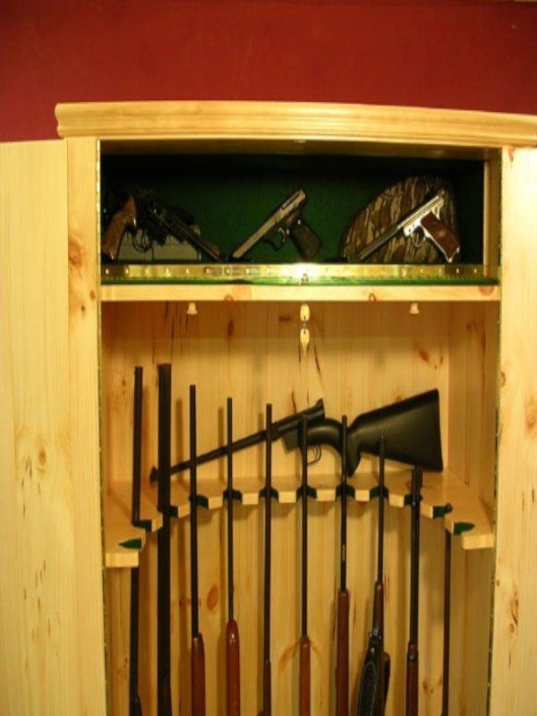 Custom Made Wooden Gun Storage Safe by Larue Woodworking | CustomMade.com
