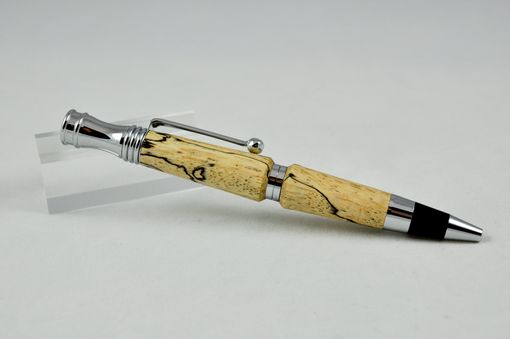 Custom Made Deco Spalted Tamarind Twist Ballpoint Pen