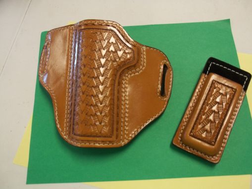 Custom Made Bcl129 Half Welt Or Pancake Holsters With Clip Case Sets