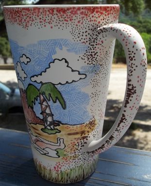 Custom Made Caveman Coffee Mug