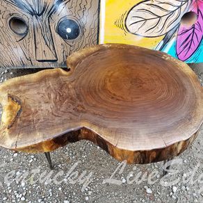 Custom Made Osage Orange Live Edge Coffee Table Modern Rustic Natural ...