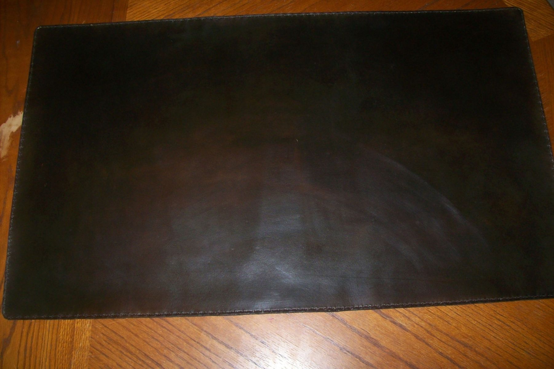 Hand Crafted Custom Leather Desk Pad by Kerry's Custom Leather