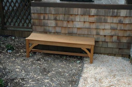 Custom Made Custom Cedar Bench