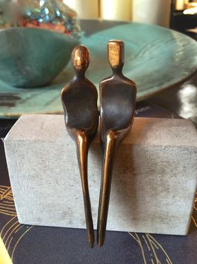 Custom Made Bronze Lovers Sculpture