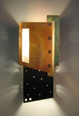 Custom Made Metal Light Sconce