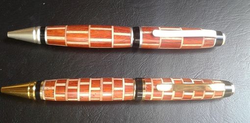 Custom Made Handmade / Hand Crafted Segmented Wooden Pen, Ballpoint, Rollerball, Or Fountain