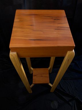 Custom Made Display Table In Cherry And Ash