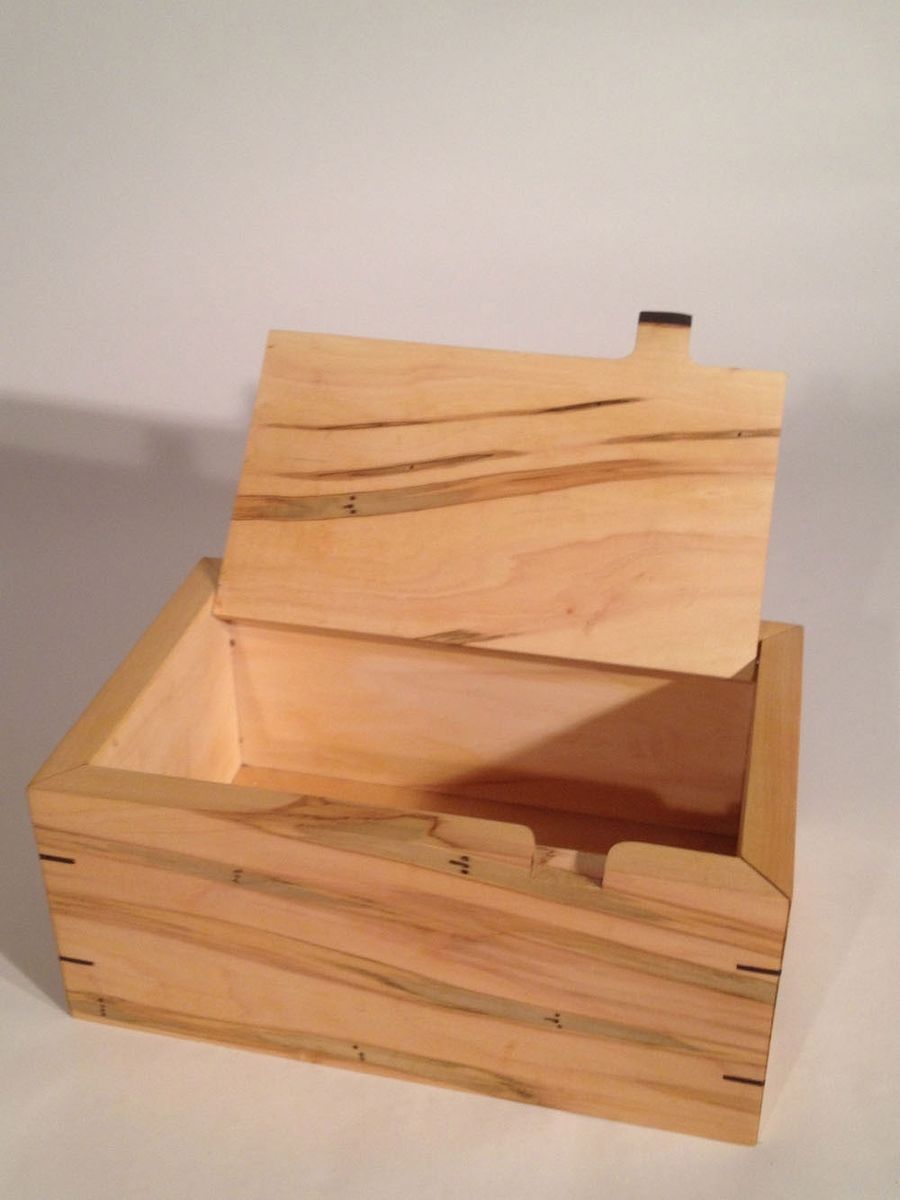 Handmade Spalted Maple Box By Chris Maher Design 